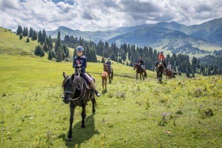 Motorbike and Horse riding tour in Kyrgyzstan