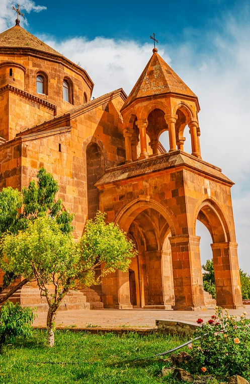 Day 6: St. Gevork Church - Armenian Alphabet Monument - Saghmosavank Monastery - Amberd Fortress - Yerevan